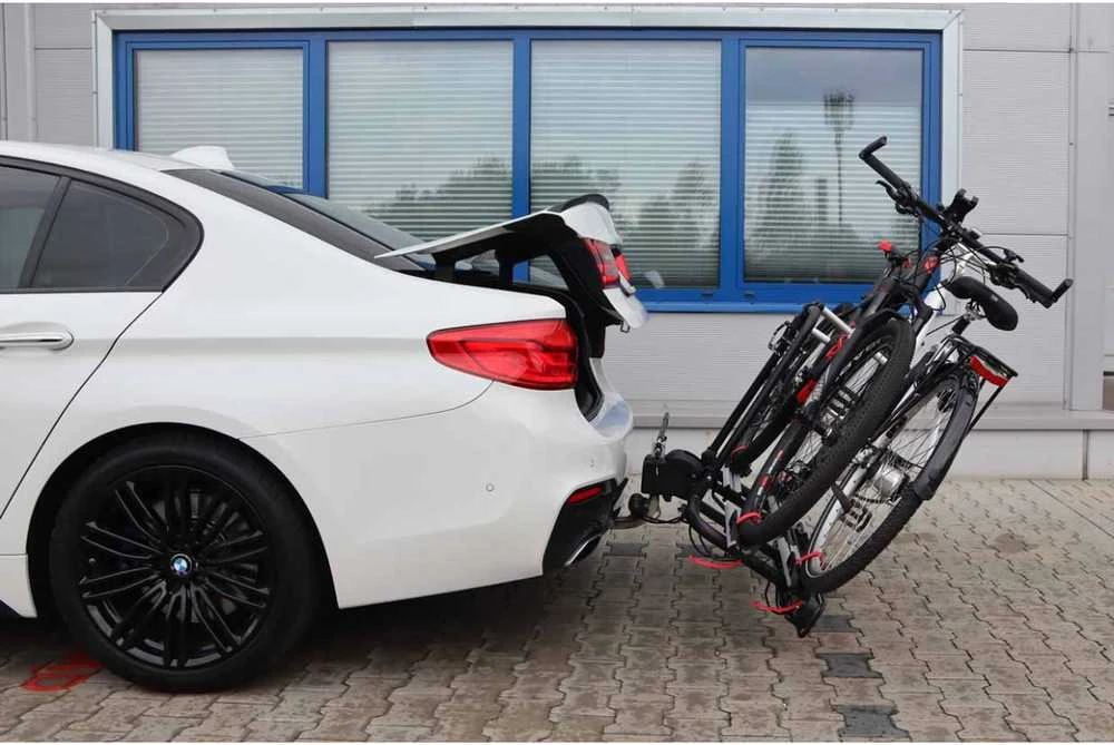 Automobilinis dviračių laikiklis ant kablio E-Bike – 2 dviračiams TBC-02/2 AMIO-02585