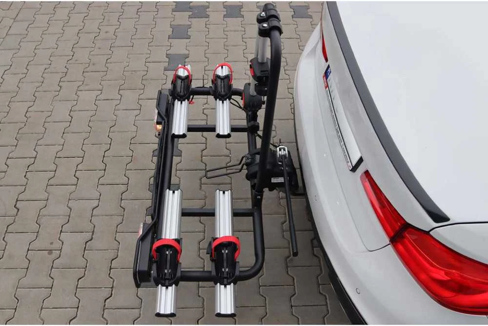 Automobilinis dviračių laikiklis ant kablio E-Bike – 2 dviračiams TBC-02/2 AMIO-02585