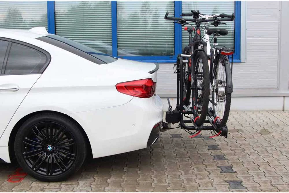 Automobilinis dviračių laikiklis ant kablio E-Bike – 2 dviračiams TBC-02/2 AMIO-02585