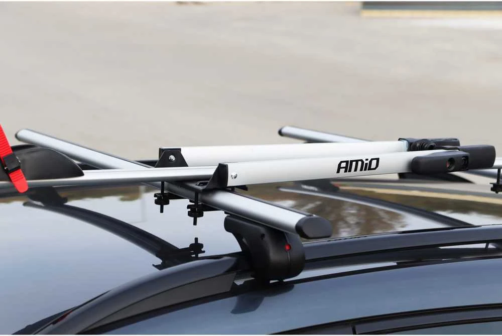 Automobilinis dviračių laikiklis ant stogo, aliuminis RBR-02 AMiO-02589