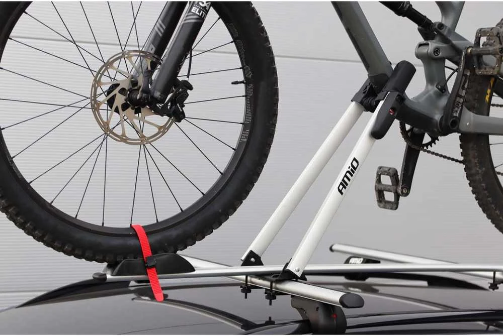 Automobilinis dviračių laikiklis ant stogo, aliuminis RBR-02 AMiO-02589