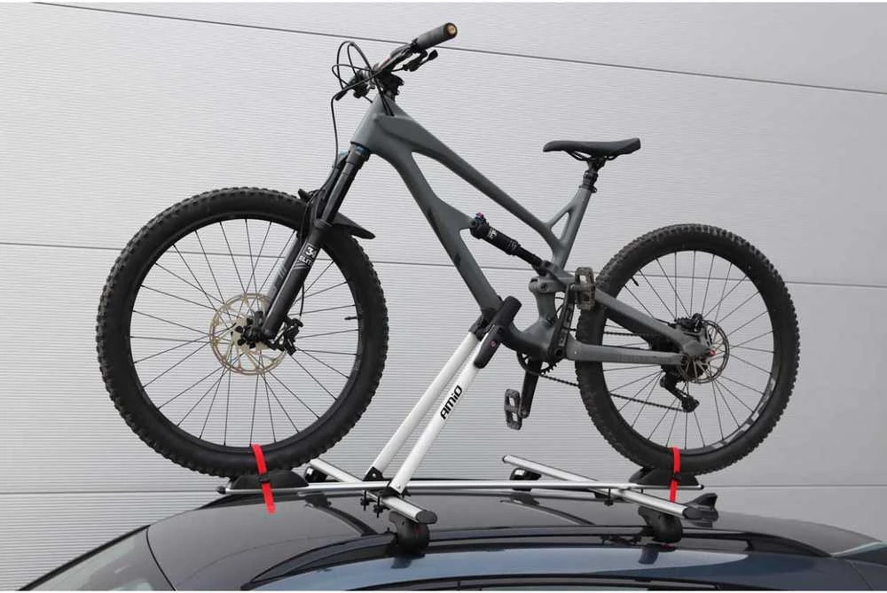 Automobilinis dviračių laikiklis ant stogo, aliuminis RBR-02 AMiO-02589
