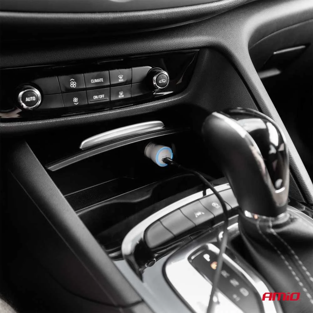 Automobilinis įkroviklis USB-C 20W 12/24V AMiO-03880