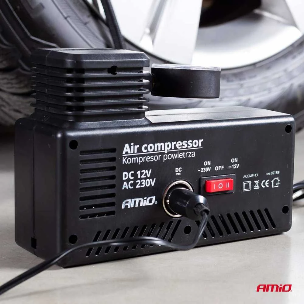 Automobilinis kompresorius 12V / 230V, AMIO-02188