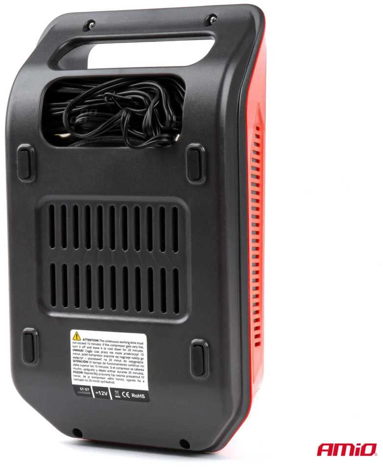 Automobilinis oro kompresorius 12 V, LCD, LED, AMIO-03268