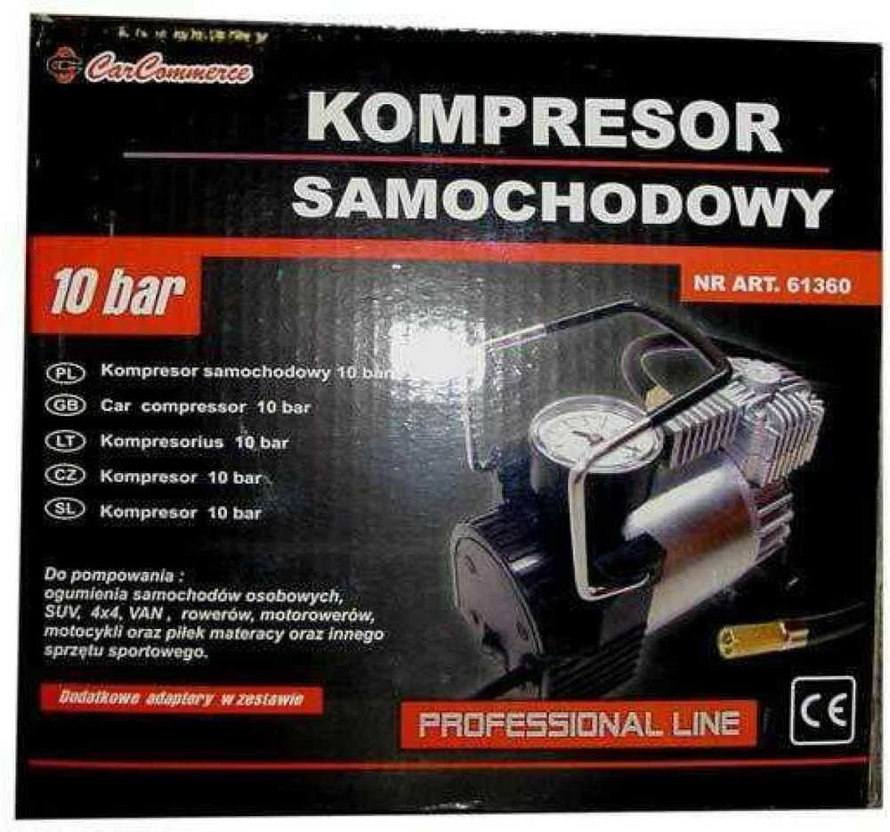 Automobilinis oro kompresorius 12V 10 bar 61360