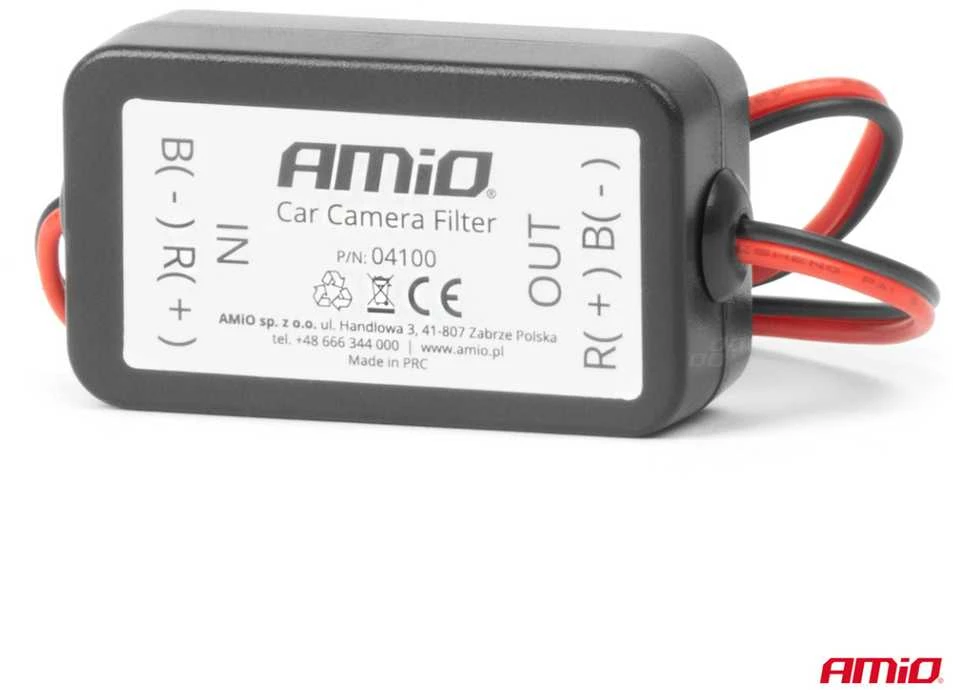 Automobilinis signalo filtras nuo trukdžių 12V AMIO-04100
