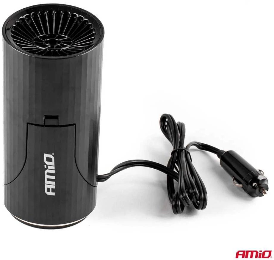 Automobilinis šildytuvas su ventiliatoriumi 12V 150W AMIO-02898