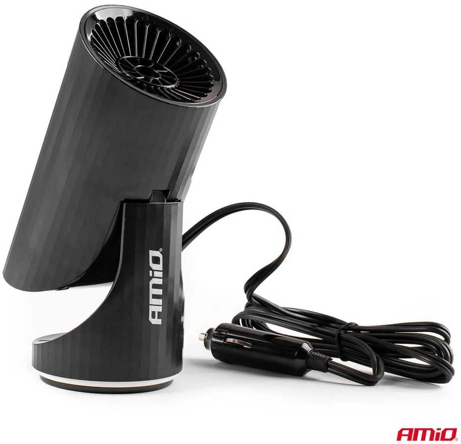 Automobilinis šildytuvas su ventiliatoriumi 12V 150W AMIO-02898