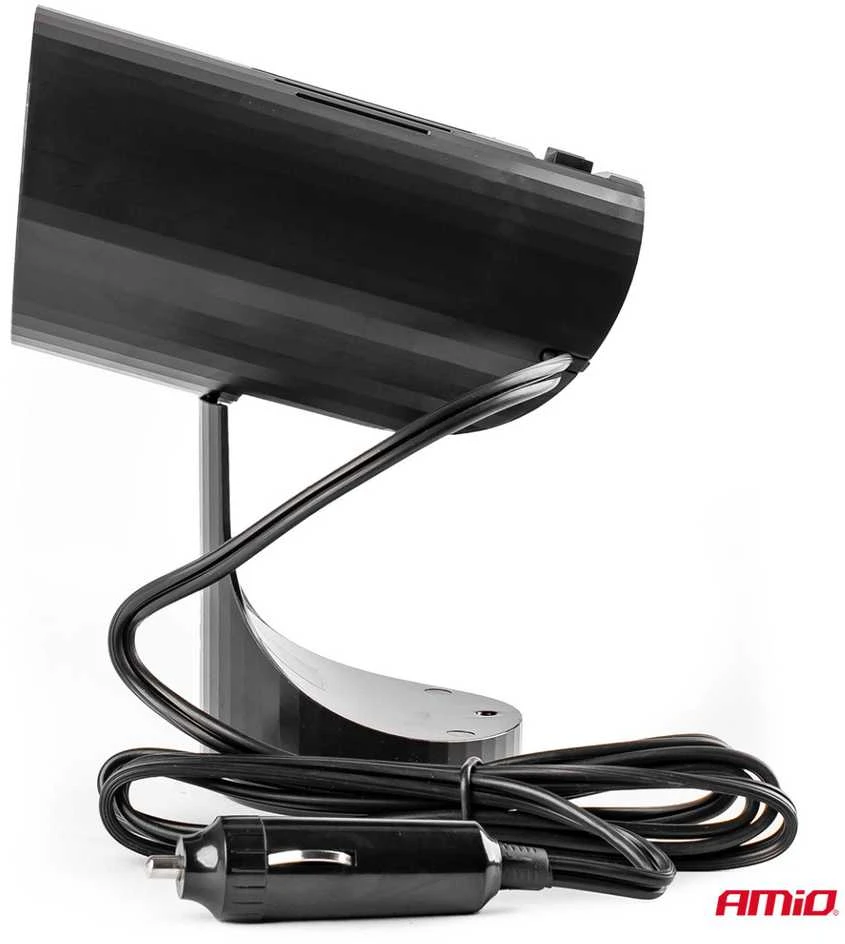 Automobilinis šildytuvas su ventiliatoriumi 12V 150W AMIO-02898