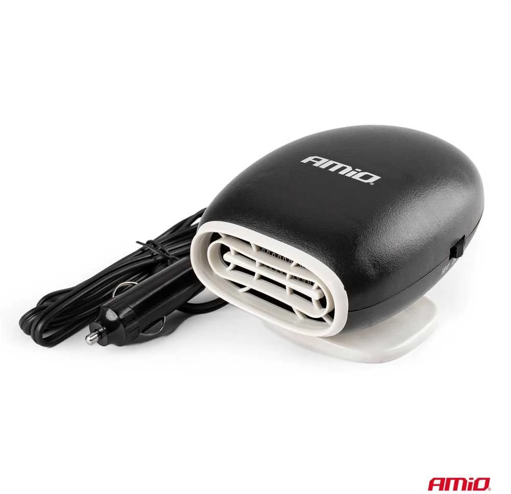 Automobilinis šildytuvas su ventiliatoriumi 12V 150W AMIO-02900