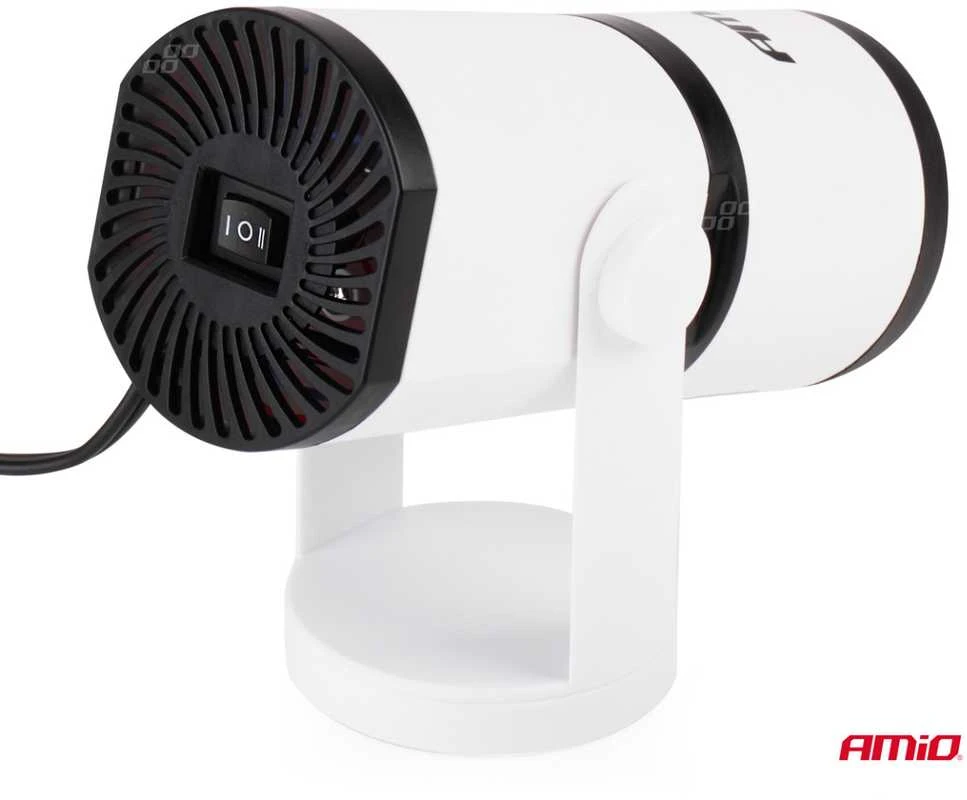 Automobilinis šildytuvas su ventiliatoriumi 12V 150W AMiO-02897