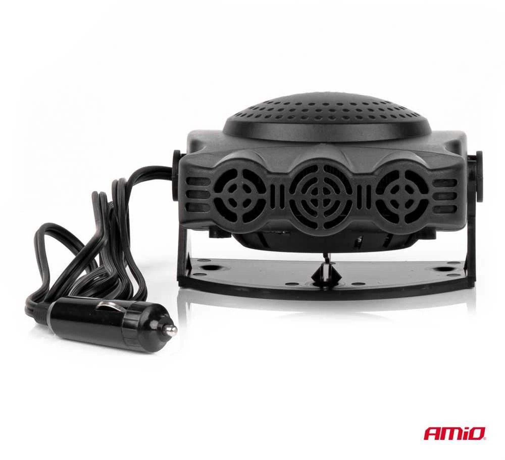 Automobilinis šildytuvas su ventiliatoriumi -12V 150W AMIO-02385