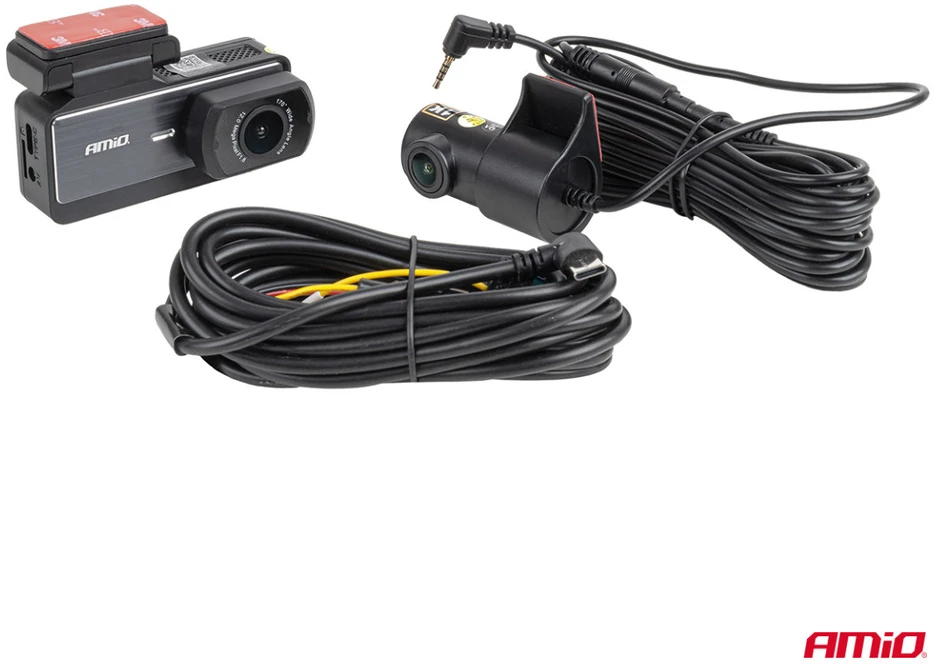 Automobilinis vaizdo registratorius 1K WLAN Wi-Fi Full HD 256 GB AMIO-04799