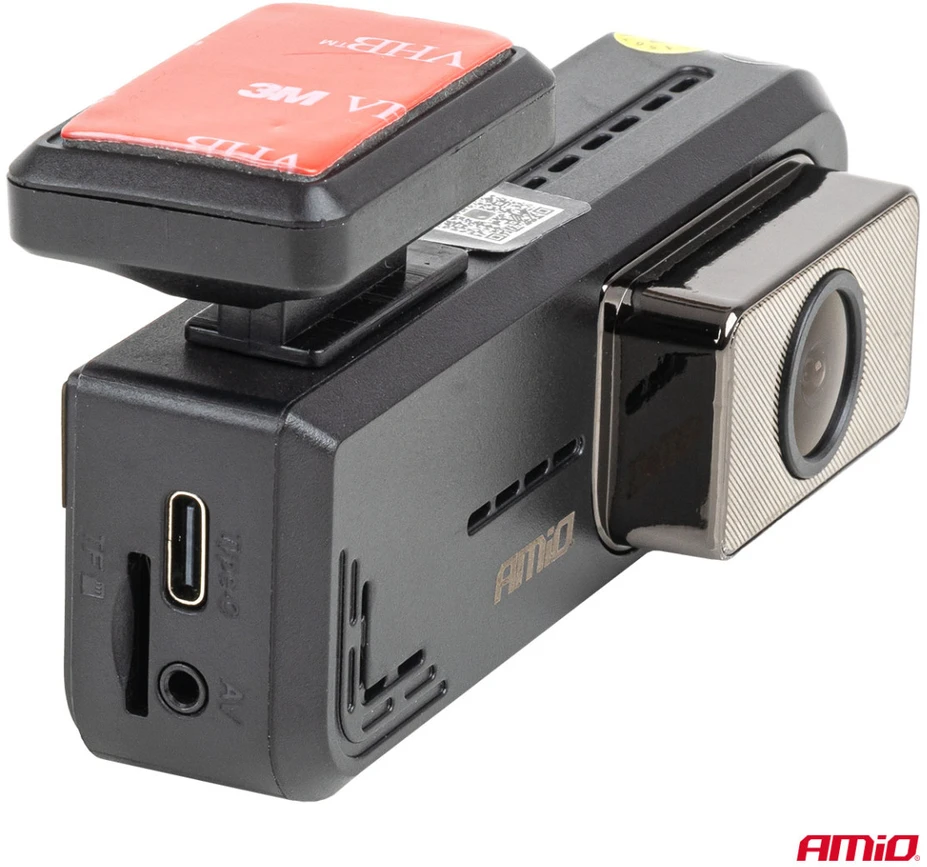 Automobilinis vaizdo registratorius 2K + 1K WLAN Wi-Fi 512 GB AMIO-04800