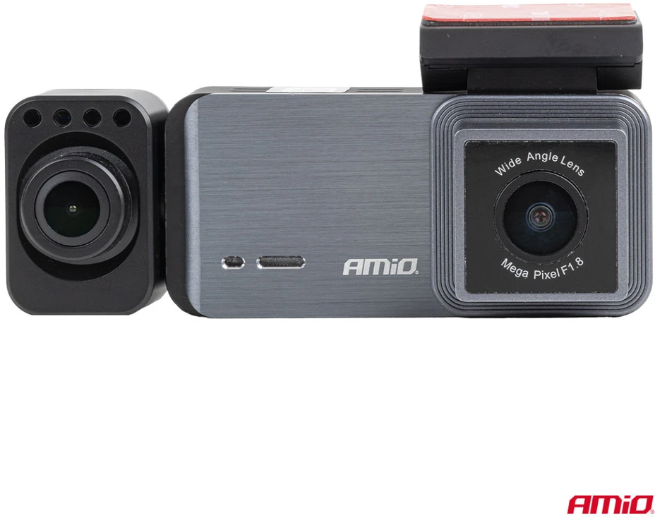 Automobilinis vaizdo registratorius 4K + 1K + 2K WLAN Wi-Fi UHD 512 GB AMIO-04802.