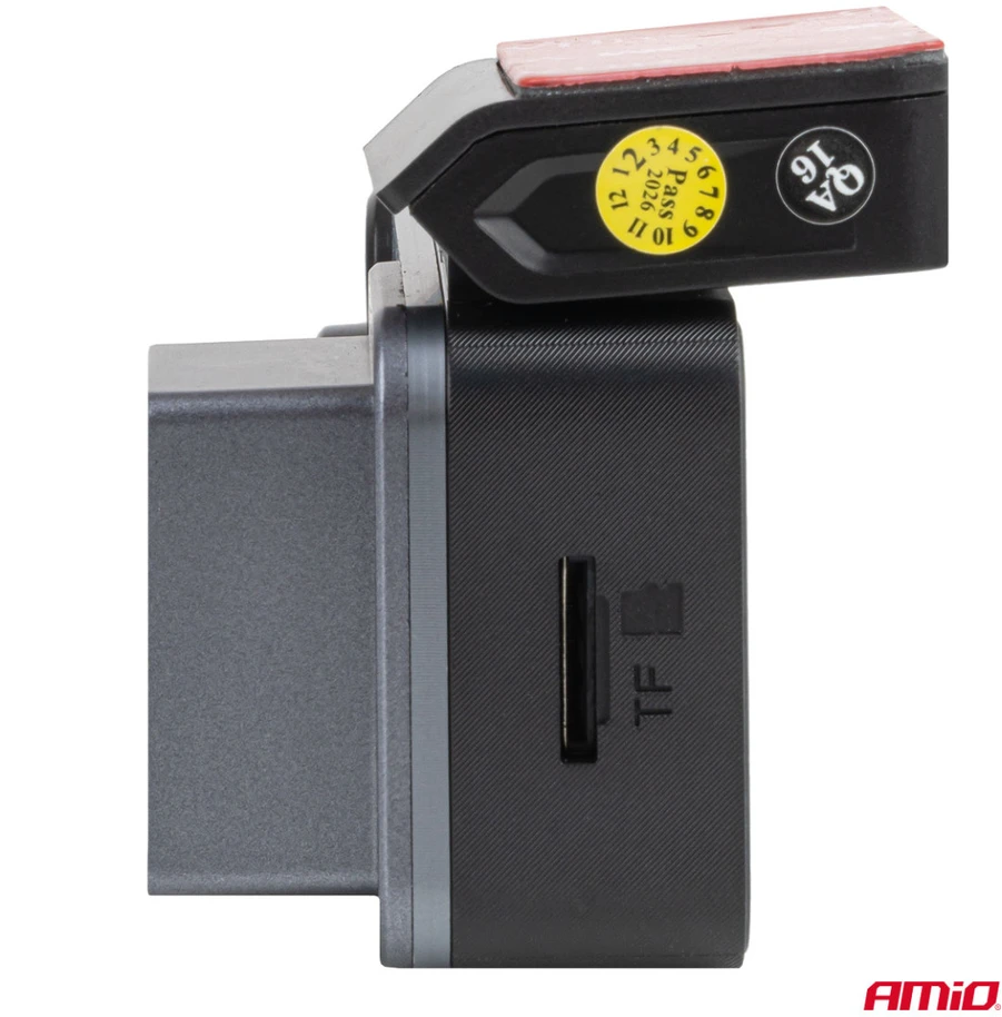 Automobilinis vaizdo registratorius 4K + 1K + 2K WLAN Wi-Fi UHD 512 GB AMIO-04802.