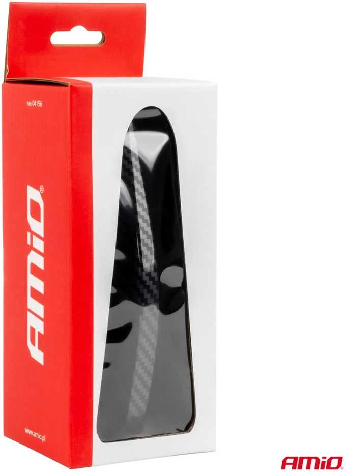 Automobilio antena „Shark Fin“ su anglies pluošto dangčiu AMIO-04156
