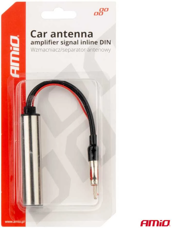 Automobilio antenos signalo stiprintuvas-separatorius DIN AMIO-04132