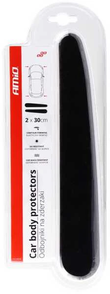 Automobilio bamperio apsaugos 2 x 30 cm, juoda CBP-3 AMIO-02504