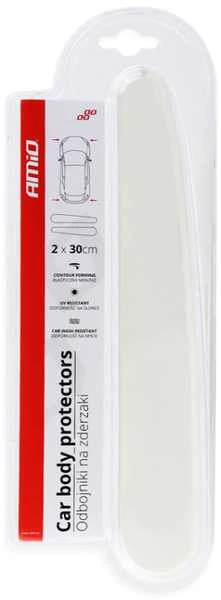 Automobilio bamperio apsaugos 2 x 30cm, skaidrios CBP-2 AMIO-02503
