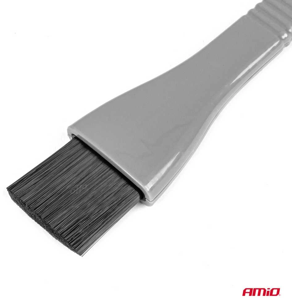 Automobilio interjero valymo šepetėlių rinkinys, 3 vnt. AMIO-04033