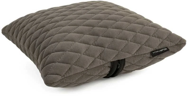 Automobilio pagalvė EVAtech 30x30 cm - juoda / juodos siūlės
