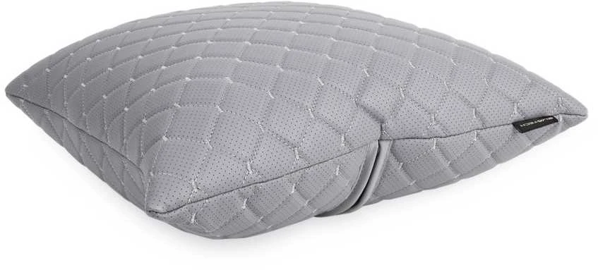 Automobilio pagalvė EVAtech ECO 40x40 cm - pilka / pilkos siūlės