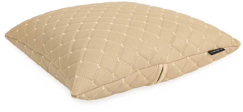 Automobilio pagalvė EVAtech ECO 40x40 cm - smėlio / smėlio siūlės