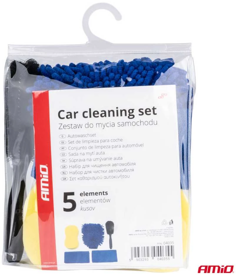 Automobilio plovimo rinkinys, 5 dalių AMIO-04035