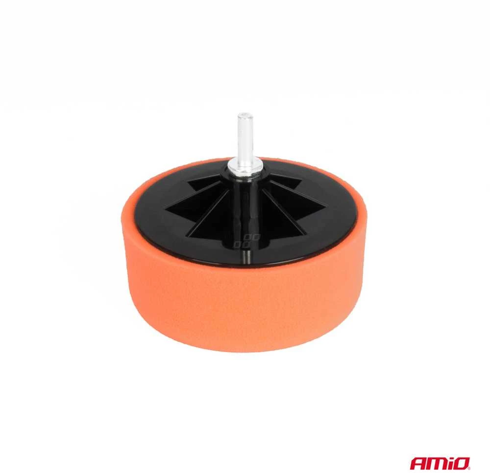 Automobilio poliravimo diskų komplektas 3 vnt. x 125 mm + M14 adapteris AMIO-02648