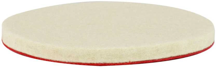 Automobilio poliravimo filco diskas su velcro tvirtinimu, 125 mm x 10 mm AMIO-02650