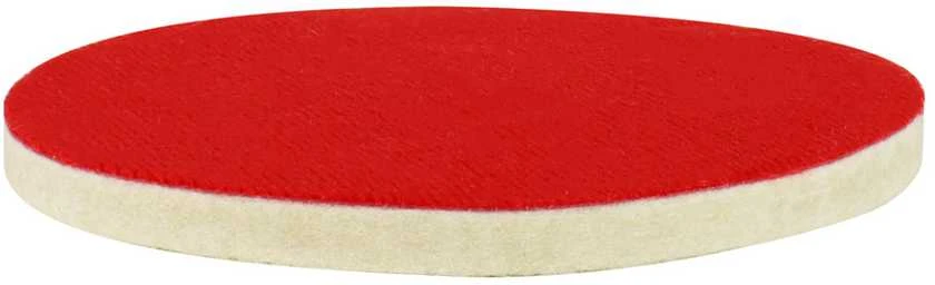 Automobilio poliravimo filco diskas su velcro tvirtinimu, 125 mm x 10 mm AMIO-02650