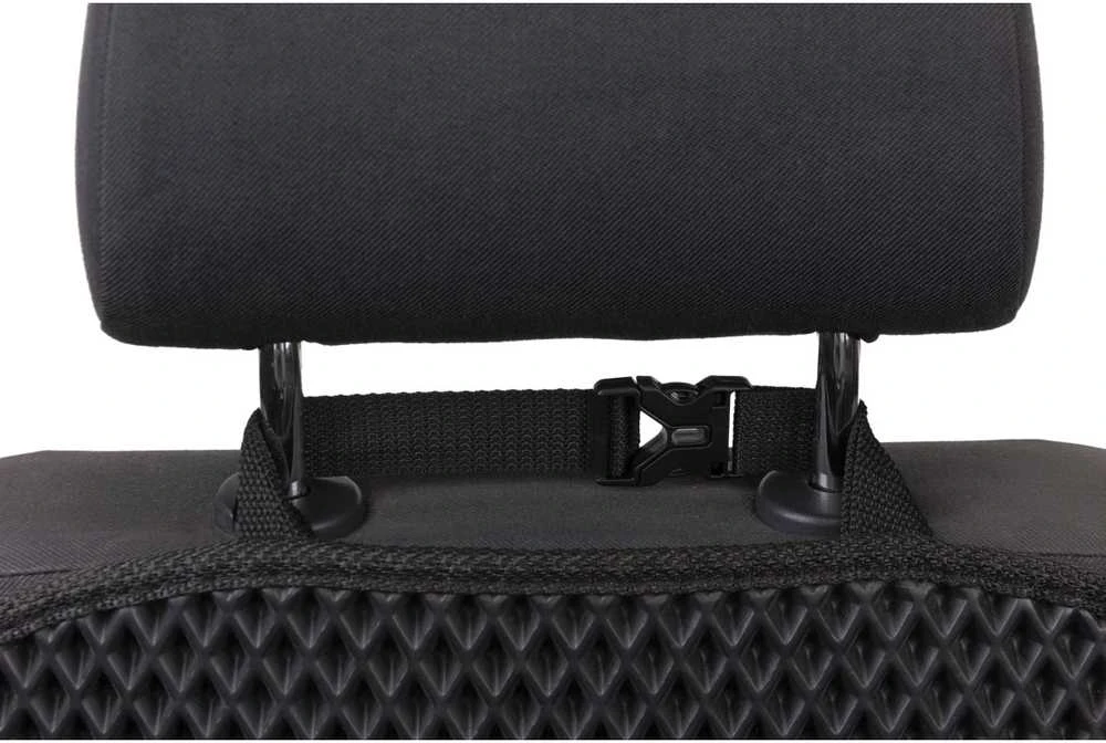 Automobilio sėdynės atlošo apsauga nuo vaikų EVAtech 68x46 cm - juoda / juodi kraštai