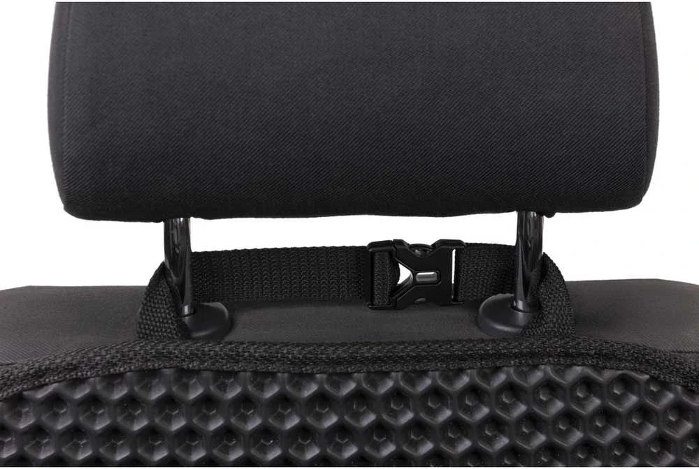 Automobilio sėdynės atlošo apsauga nuo vaikų EVAtech 68x46 cm - juoda / juodi kraštai