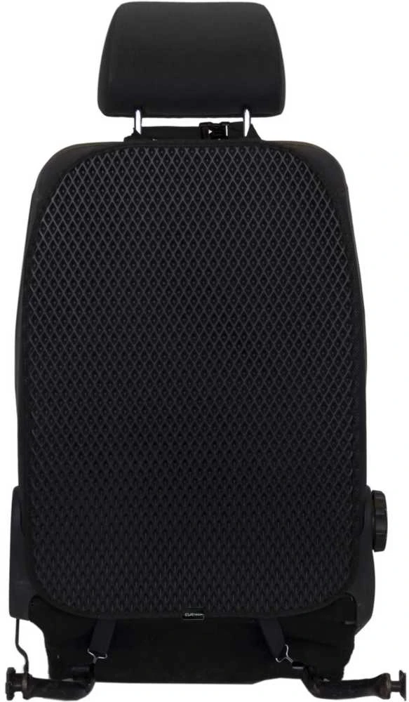Automobilio sėdynės atlošo apsauga nuo vaikų EVAtech 68x46 cm - juoda / juodi kraštai