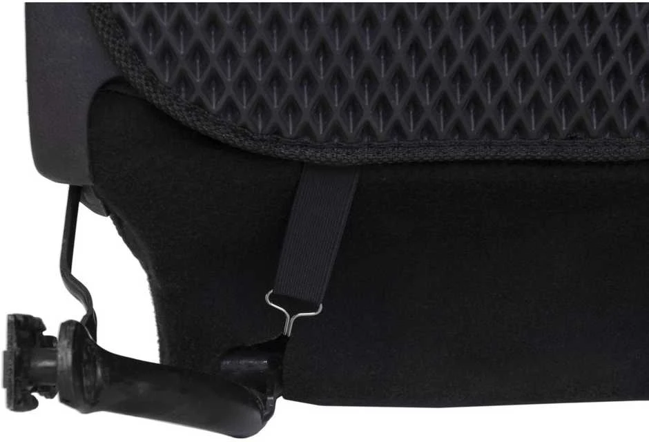 Automobilio sėdynės atlošo apsauga nuo vaikų EVAtech 68x46 cm - juoda / juodi kraštai