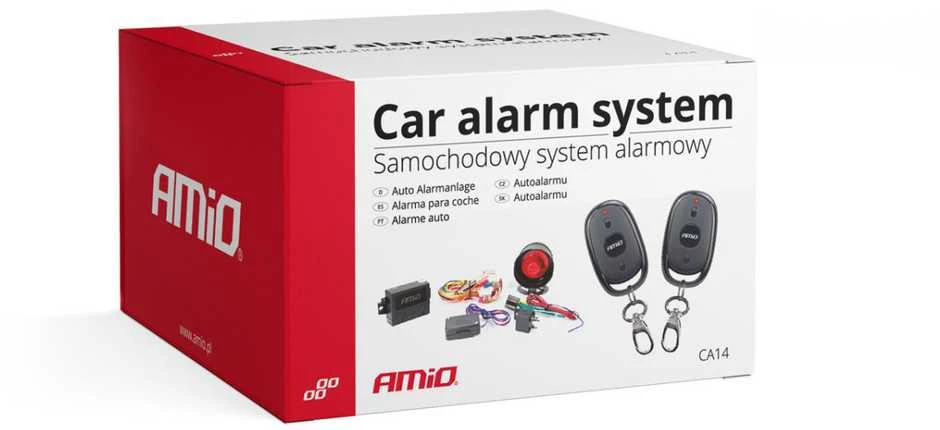 Automobilio signalizacija CA14 su nuotolinio valdymo pulteliu, AMIO-01678