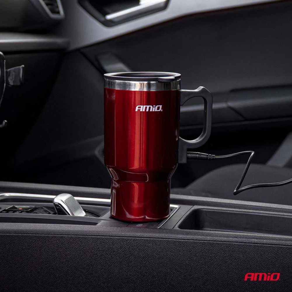 Automobilinis termo puodelis su šildymo funkcija Amio-02177
