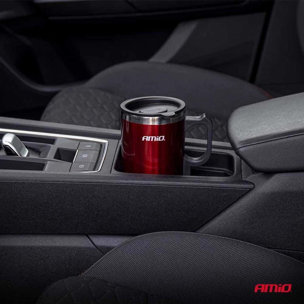 Automobilinis termo puodelis su šildymo funkcija Amio-02177