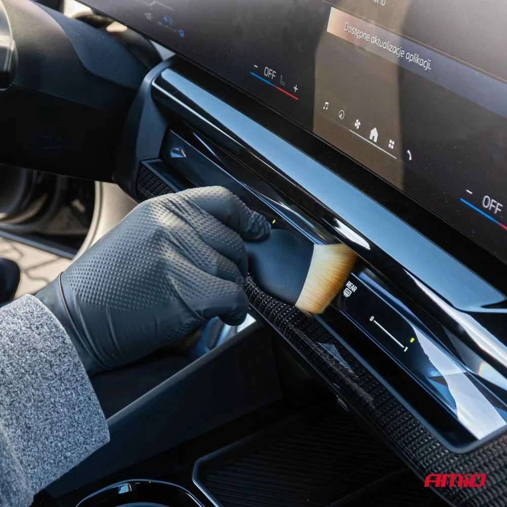 Automobilių detalių valymo šepečių rinkinys, 4 vnt. AMIO-04335