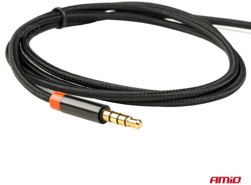 AUX kabelis Mini Jack–Jack 3,5 mm 100cm AMIO-03269