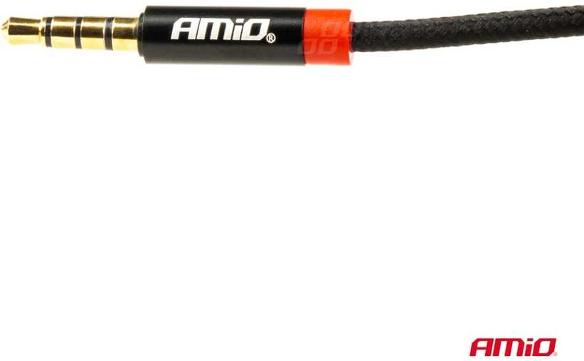 AUX kabelis Mini Jack–Jack 3,5 mm 100cm AMIO-03269