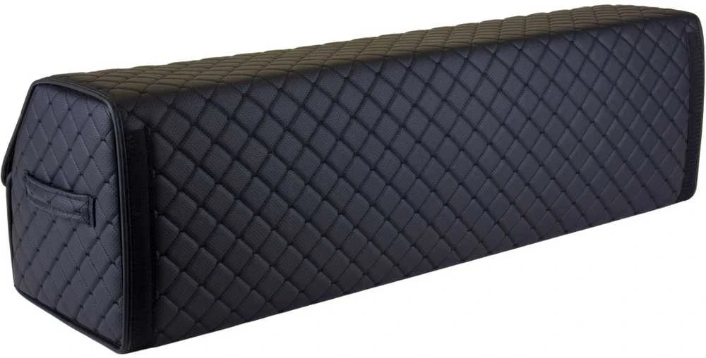 Bagažinės daiktadėžė EVAtech ECO XXL 30x30x100 cm - juoda / juodi kraštai / juodos siūlės / juodas vidus