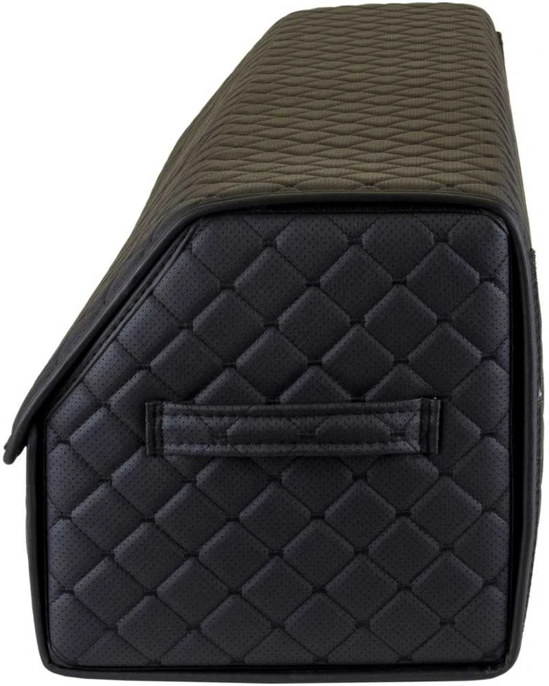 Bagažinės daiktadėžė EVAtech ECO XXL 30x30x100 cm - juoda / juodi kraštai / juodos siūlės / juodas vidus