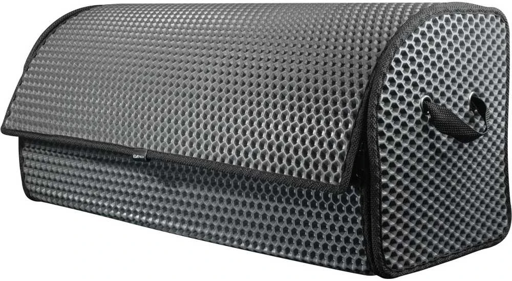 Bagažinės daiktadėžė EVAtech PRO L 32x75x30 cm - pilka / juodi kraštai