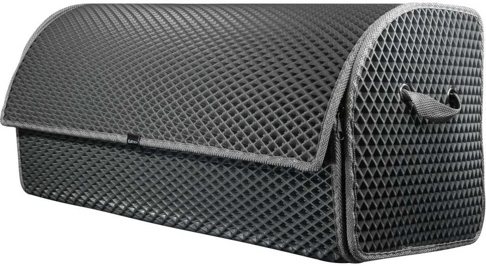 Bagažinės daiktadėžė EVAtech PRO L 32x75x30 cm - pilka / pilki kraštai