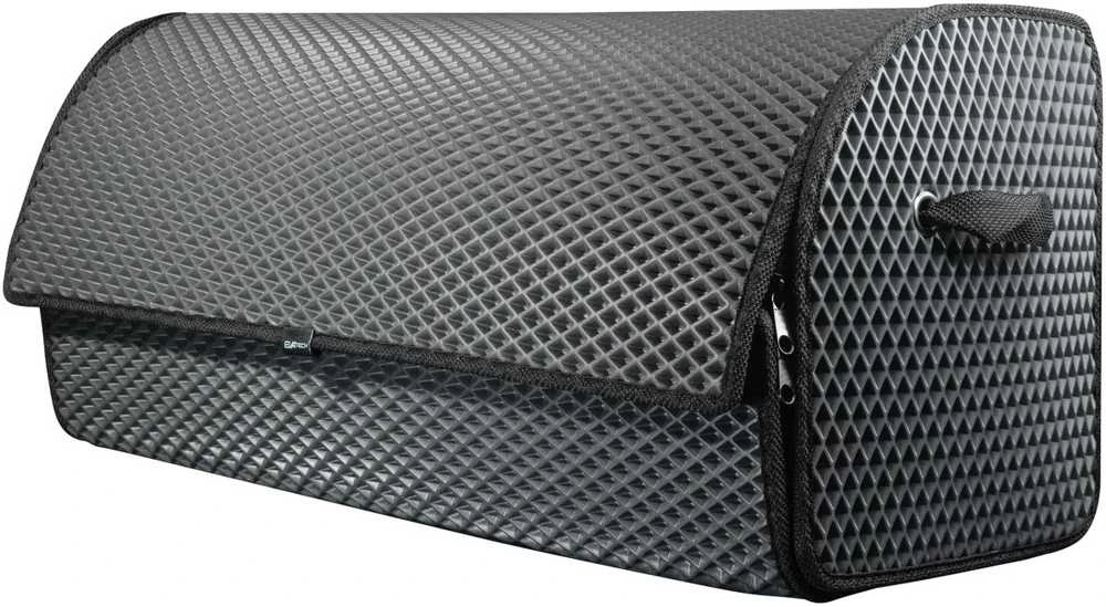 Bagažinės daiktadėžė EVAtech PRO L 32x75x30 cm - pilka / juodi kraštai