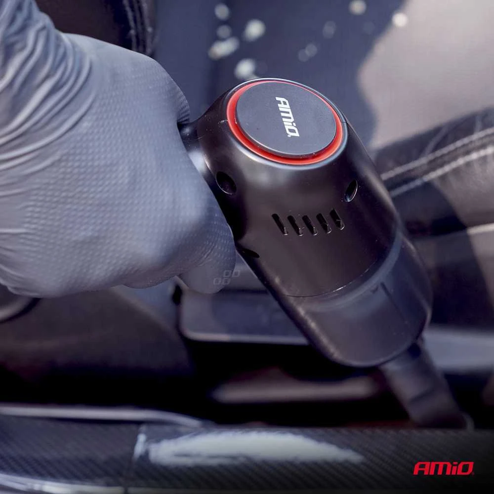 Belaidis automobilinis dulkių siurblys 70 W, 11 kPa, USB-C, su HEPA filtru, VC-08 AMIO-04416