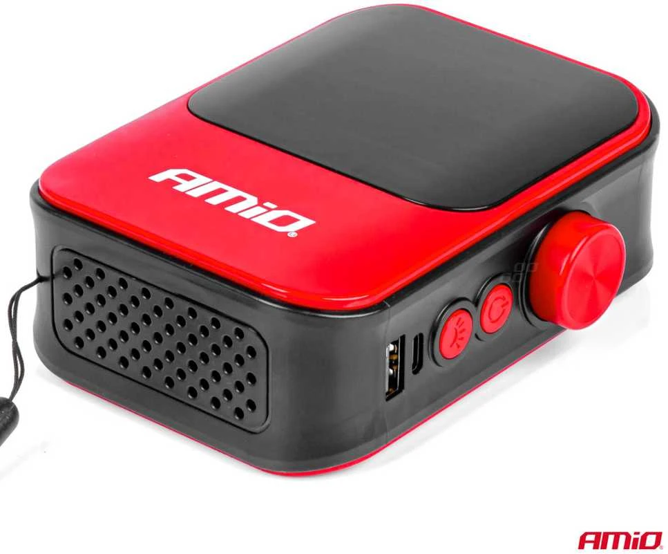 Belaidis automobilinis kompresorius 40W su powerbank AMIO-03690